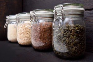 Keep dry goods in sealed jars to prevent pantry pests in Orlando and Apopka FL - Heron Home & Outdoor