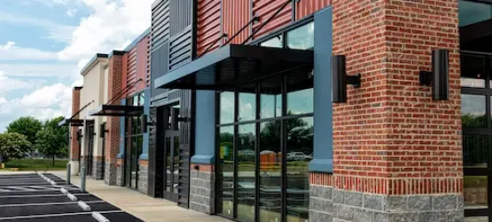 Photo of a Heron protected small commercial business shopping center in Florida