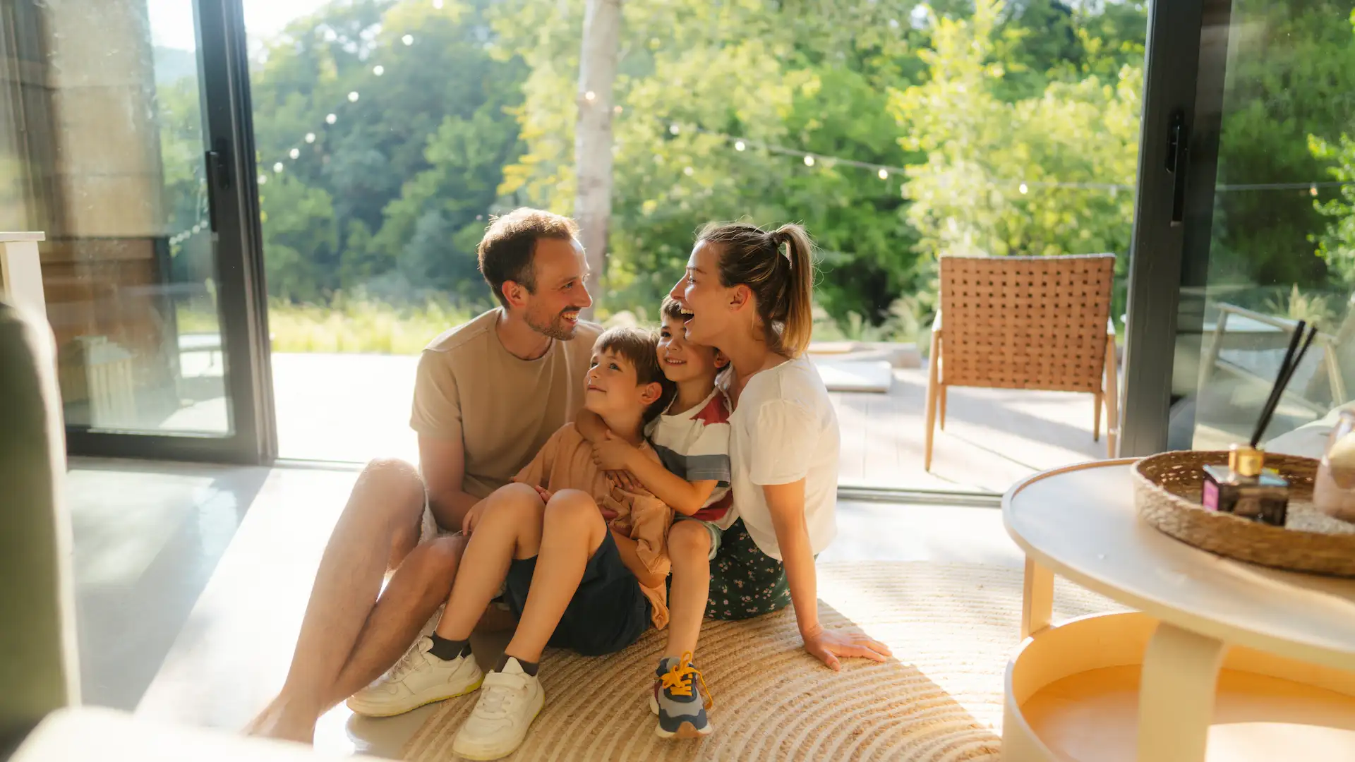 ini-lp-hero-image Family enjoying the sun by the backyard patio